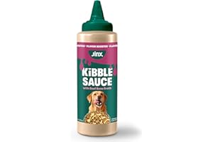Jinx Kibble Sauce for Dogs - Premium Dog Food Kibble Topper Sauce & Flavor Booster Made with Beef Bone Broth - All-Natural Ingredients, No Additives or Fillers - 12 Oz
