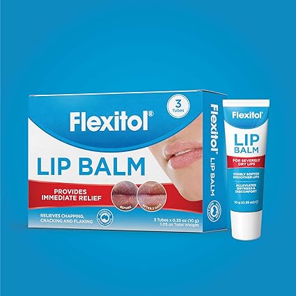 Flexitol Lip Balm, 0.35 Ounce Tube 