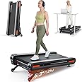 Walking Pad Treadmill with Incline - Vitalwalk Under Desk Treadmill for Home Office, Portable Treadmill with Remote Control, LED Display for Walking Jogging Running