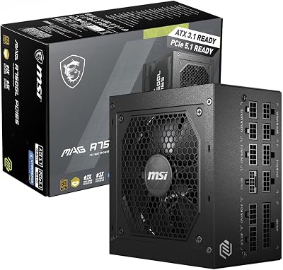 MSI MAG A750GL 750W ATX 3.0 PCIe 5.0 80 Plus Gold Fully Modular
