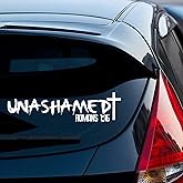 Unashamed Cross Romans 1:16 Christian Jesus Christ Bible Religious Decal Vinyl Sticker for Car Truck Window Bumper Laptop White1