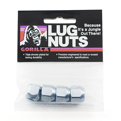 20-Pack Gorilla Bulge Acorn Lug Nuts - 14x1.5 Thread, Chrome, Lifetime Warranty 3 thumbnail image
