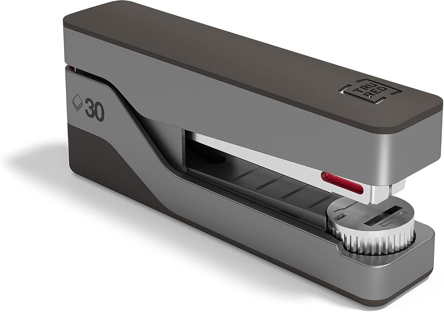 TRU RED TR58078 Premium Desktop Stapler, 30Sheet Capacity