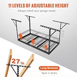VEVOR Overhead Storage Rack 36x72 Inch Ceiling Heavy Duty Steel 550 lbs Garage view 5
