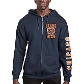 Junk Food NFL unisex-adult Nfl Mvp Zip Hoodie Sweatshirt