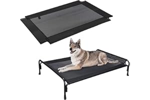 Veehoo Dog Bed Replacement Cover for CWC2204, Size L, Black