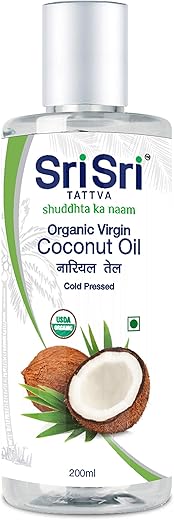 Sri Sri Tattva Organic Virgin Coconut Oil, 200ml