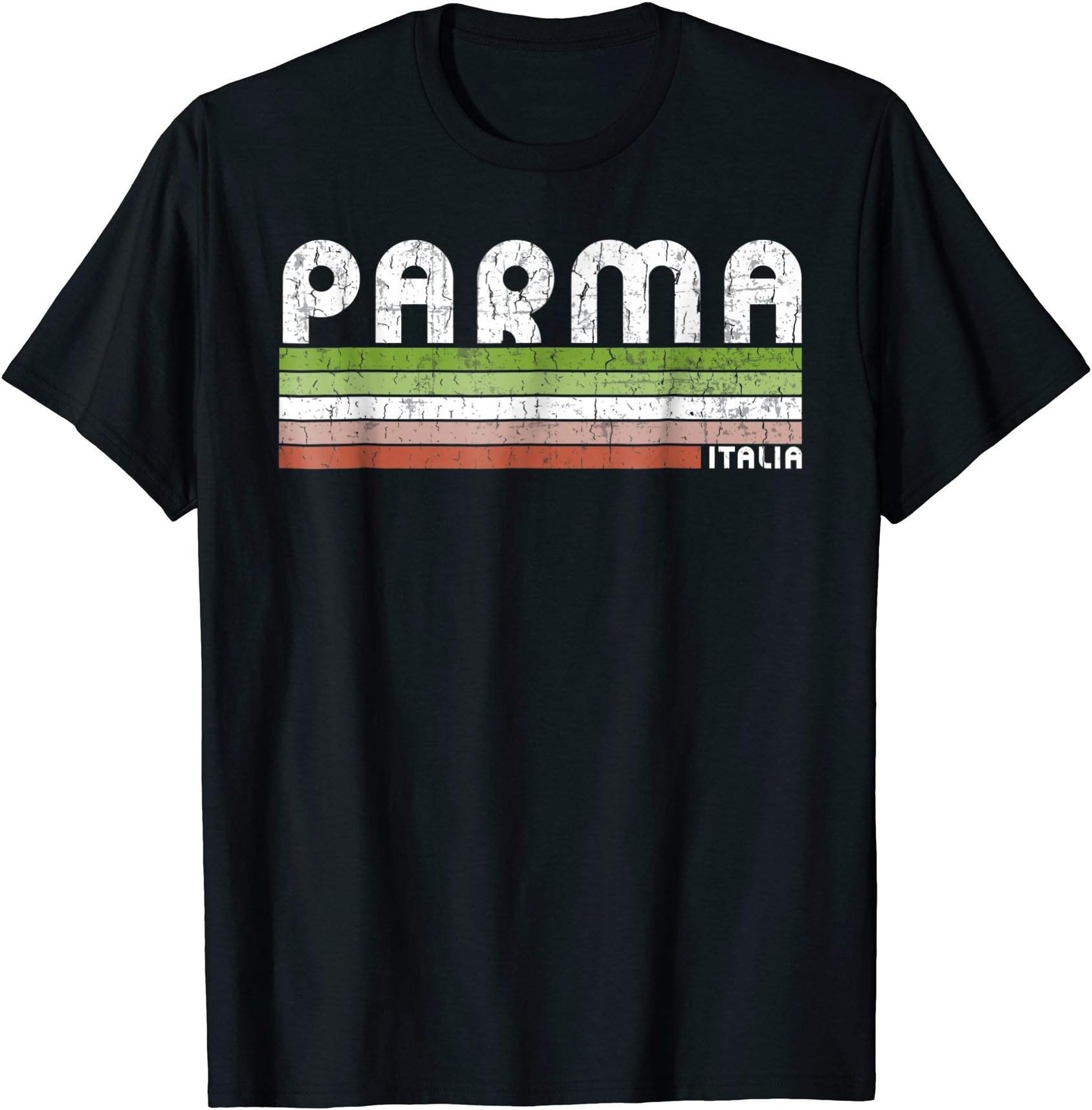 Italian Flag Souvenirs and Gift T-ShirtsParma Italia T-Shirt - Retro Parma Italy Tee Shirt
