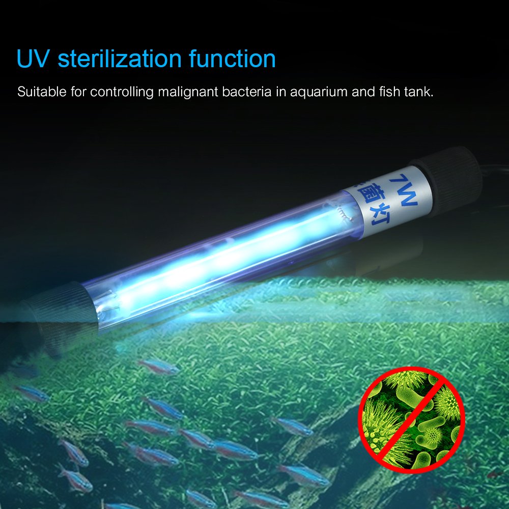 Mua Decdeal Uv Sterilized Lamp Light For Diving Uv Sterilized Aquarium Fish Tank Pond Tren Amazon Nhật Chinh Hang 21 Fado