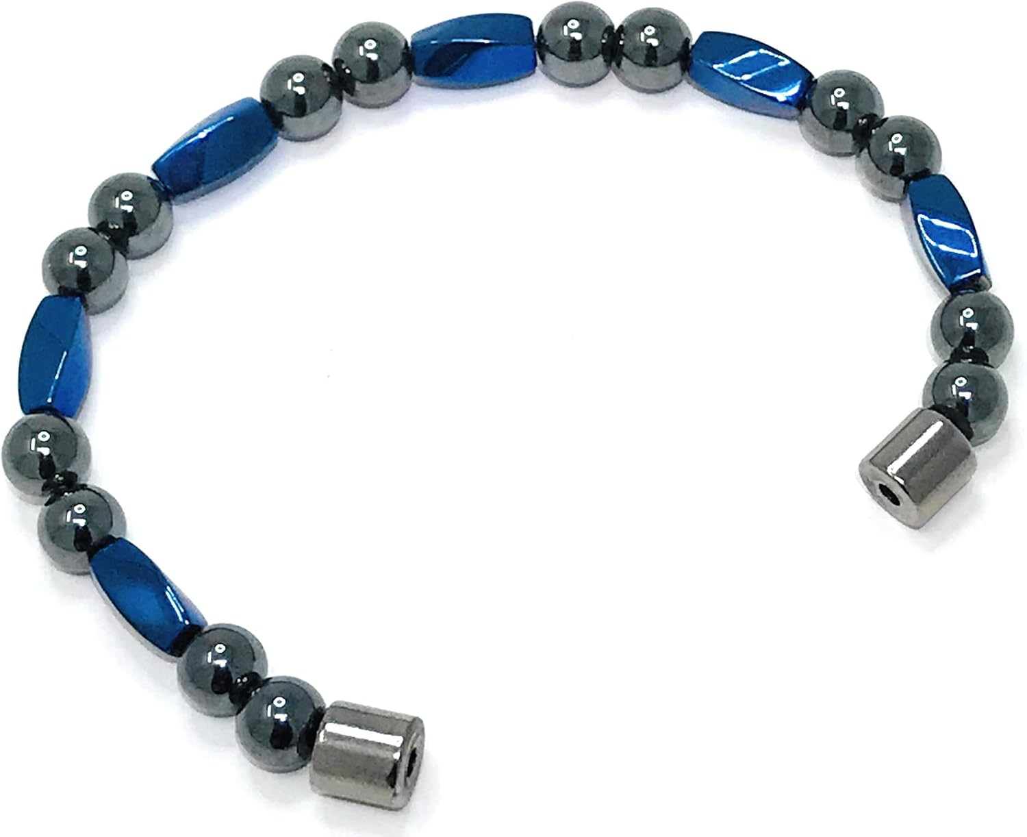 HIGHPOWER Magnetic Hematite Bracelet for Natural Pain Relief and Weight Loss (7.5 Inch): Health & Personal Care