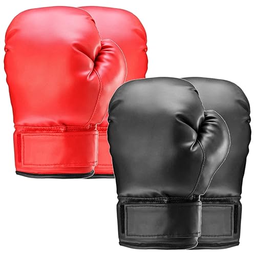 Pair Boxing Training Gloves Punching Bag Gloves Set, Shockproof