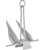 Seachoice Utility Anchor with Slip Ring Shank &ndash; Hot-Dipped Galvanized Steel or PVC Coated &ndash; Multiple Sizes