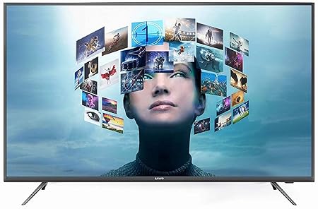 Sanyo 138.8 cm (55 Inches) 4K UHD IPS LED Smart Certified Android TV XT-55A081U (Dark Grey)