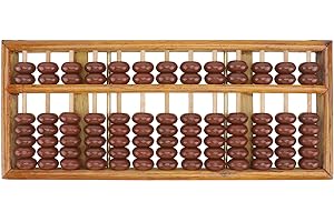 ibasenice Kids Tools Children Counting Wood Students Bead Calculator Chinese Mental Educational Tools Abacus Japanese Tool Coffee Rods Math Digits Adults Wooden Arithmetic Soroban for Kids Abacus Math
