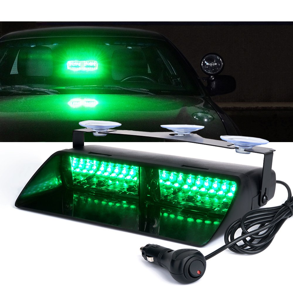 Xprite Green 16 LED High Intensity LED Law Enforcement Emergency Hazard
