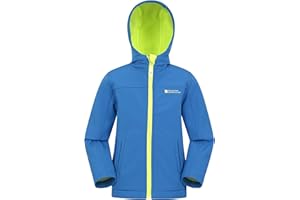 Mountain Warehouse Exodus Kids Softshell Jacket With Hood - Girls Boys Coat