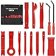 GOOACC Nylon Bumper Fastener Rivet Clips Car Clip Panel Audio Video Dashboard Dismantle Kits Installer Removal Tool (13PCS Trim Removal Tool Set)
