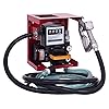 Pompe de transfert de carburant diesel électrique Goplus 110V avec compteur + tuyau de 13 'et buse