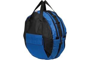 WEAVER LEATHER Weaver Equine Double Rope Bag for Trail and Working, Blue, Adjustable Strap Round Carry Bag for Roping Equipment, Essential Equestrian Accessories
