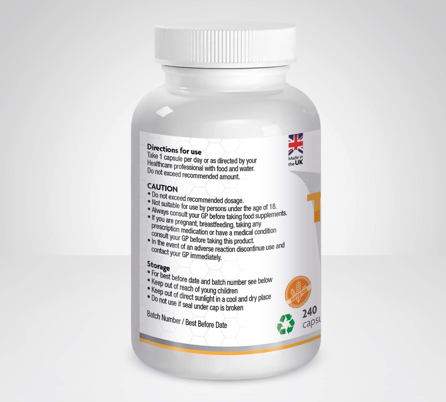 Turmeric Curcumin and Black Pepper Organic High Strength 10000mg Capsules Gluten & Vegan Friendly Made in UK Futurevits 8 Month Supply - Image 4