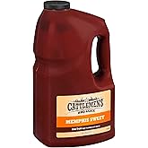 Cattlemen's Memphis Sweet BBQ Sauce, 1 gal - One Gallon of Sweet Memphis Barbeque Sauce, Best on Wings, Ribs, Burgers and More