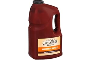 Cattlemen's Memphis Sweet BBQ Sauce, 1 gal - One Gallon of Sweet Memphis Barbeque Sauce, Best on Wings, Ribs, Burgers and More