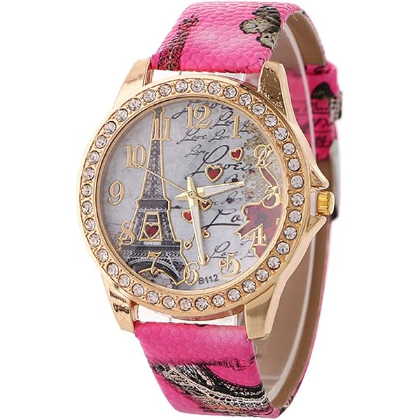 Amazon.com: CdyBox Wholesale PU Leather Strap Watch 6 Pack  display picture 2