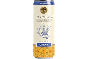 Golden Nest Horchata Traditional Mexican Style Rice Drink | Ready to Drink On-the-go Creamy Beverage | All Natural No Preservatives | 11 Fl Oz Can (Pack of 12, Original)