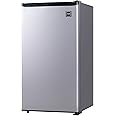 RCA RFR322-B RFR322 3.2 Cu Ft Single Door Mini Fridge with Freezer, Platinum, Stainless