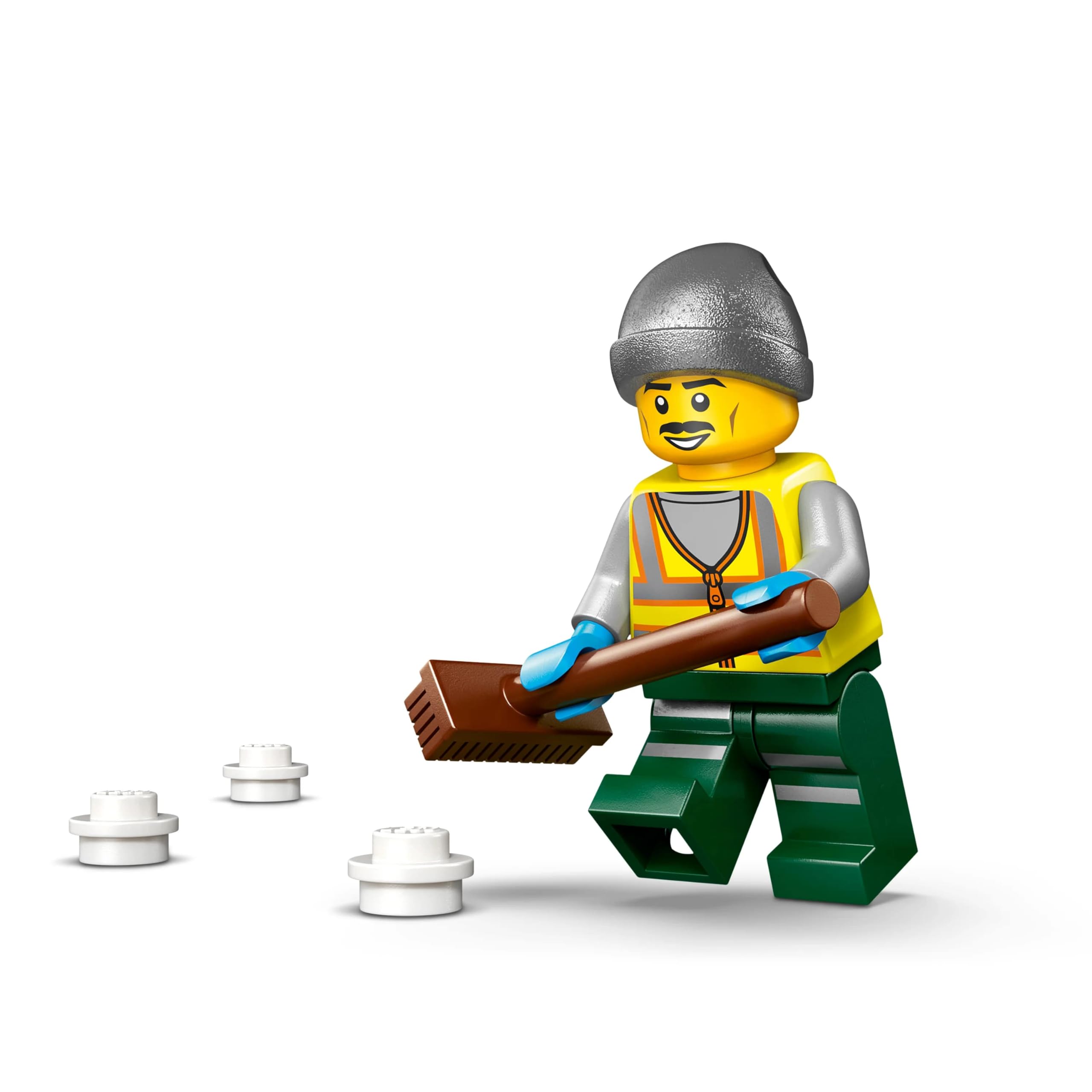 LEGO City Schneepflug - Spielzeug Set mit Minifigur, Werkzeugen und Streufunktion - Geburtstagsgeschenk für Jungen ab 6 Jahren und Technikfans - 60490 4
