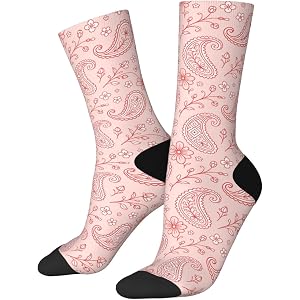 Nezweld Cute Novelty Crew Socks, Funny Athletic Crazy Dress Socks Gift For Men Women
