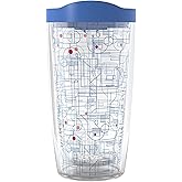 Tervis Star Wars R2D2 See Through De Too Made in USA Double Walled Insulated Tumbler Travel Cup Keeps Drinks Cold & Hot, 16oz, Classic