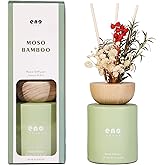 SoxComfy Reed Diffuser Set with Really Dried Flowers, Essential Oils Scented Diffuser with Sticks, Air Fresheners Home Fragrance for Bathroom Shelf Decor & Gift, 5.1oz / 150ml