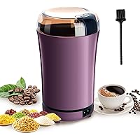 PARACITY Electric Coffee Grinder Grain Mill Portable Automatic Coffee Bean Grinder with Replacement Stainless Steel…
