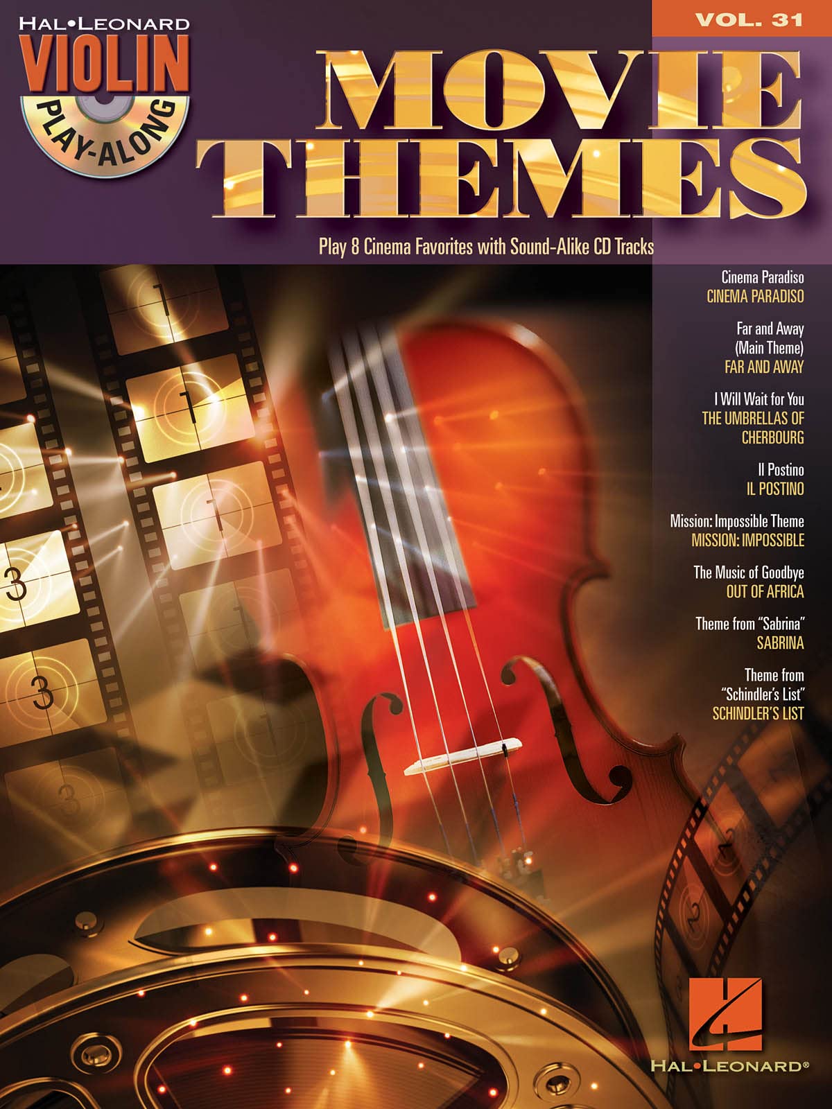 Violin Play-Along Volume 31: Movie Themes (Hal Leonard Violin Play Along) (Includes Online Access Code)