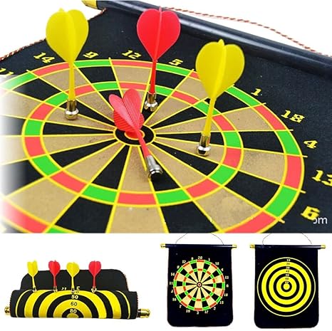 Amazon ２種類のゲームを楽しめる マグネット ダーツ ダーツボード 2way 磁石 電池不要 リバーシブル 両面 一式 すぐ遊べる 大人 子供 ゲーム 約40 48cm Ek Magudat 17 ダーツボード 通販