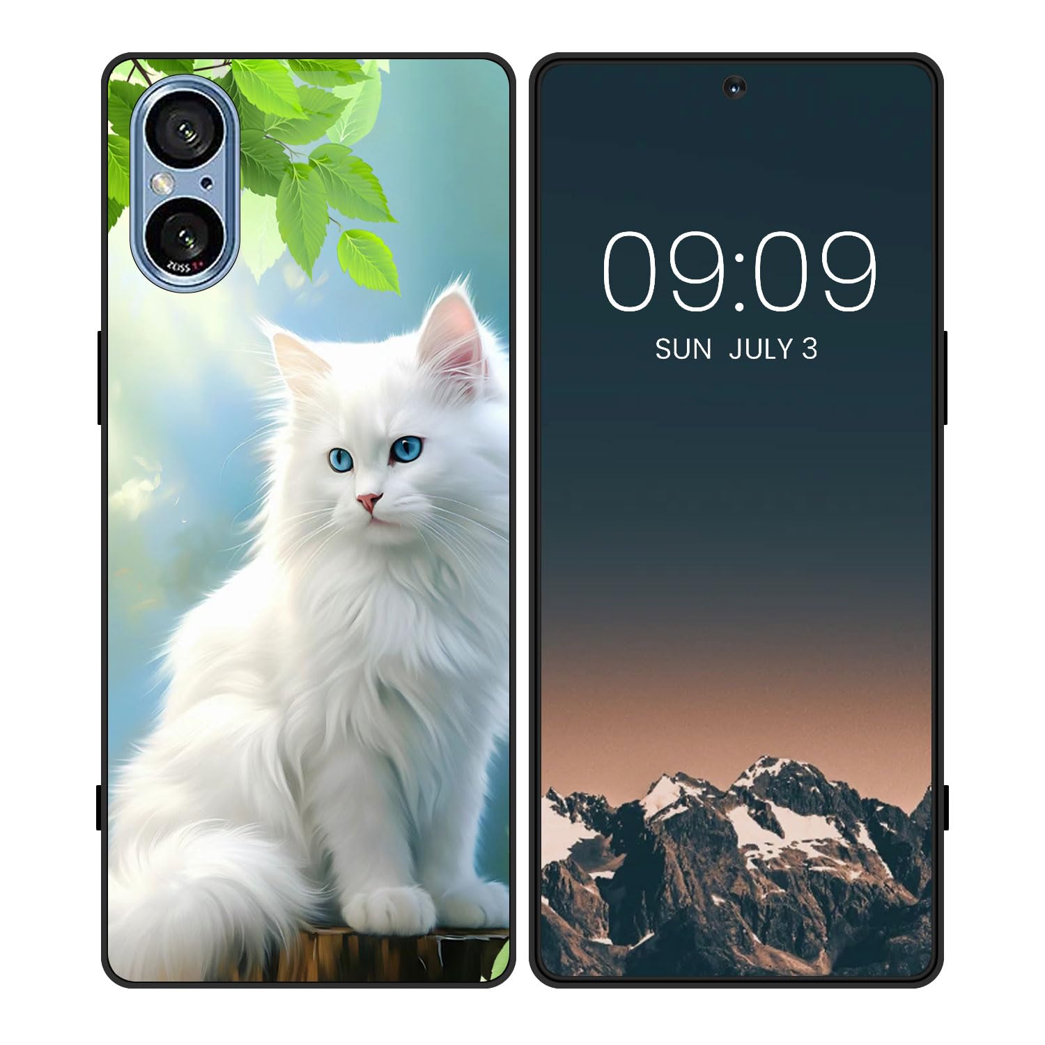 WUACYEAMING for Sony Xperia 5V 2023 Cute Case,Soft