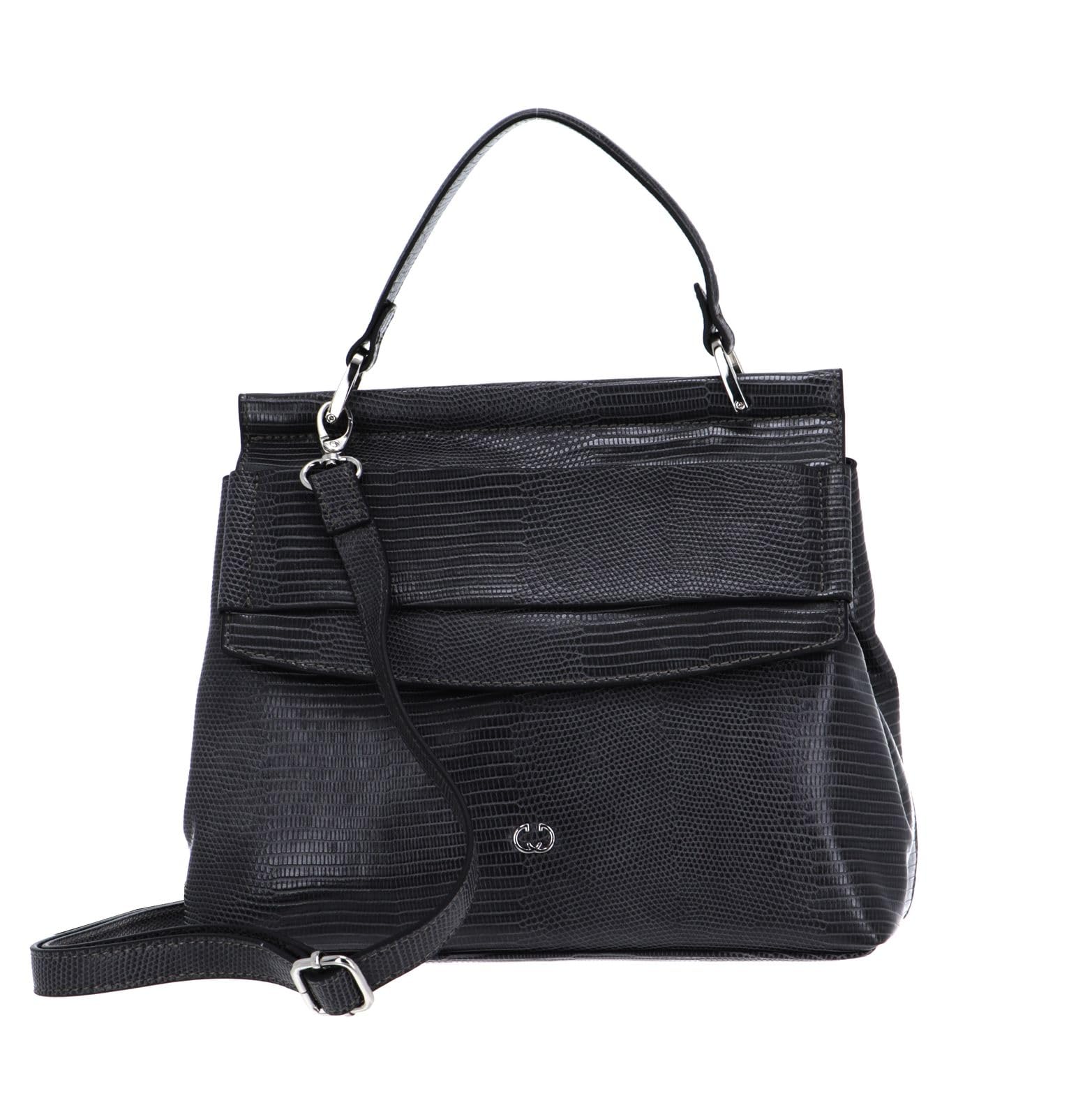 GERRY WEBER Colour Full Leaves Handbag SHF Darkgrey