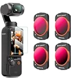 TELESIN CPL ND Filterset voor DJI Osmo Action 6 - 4-pack ND8 ND16 ND32