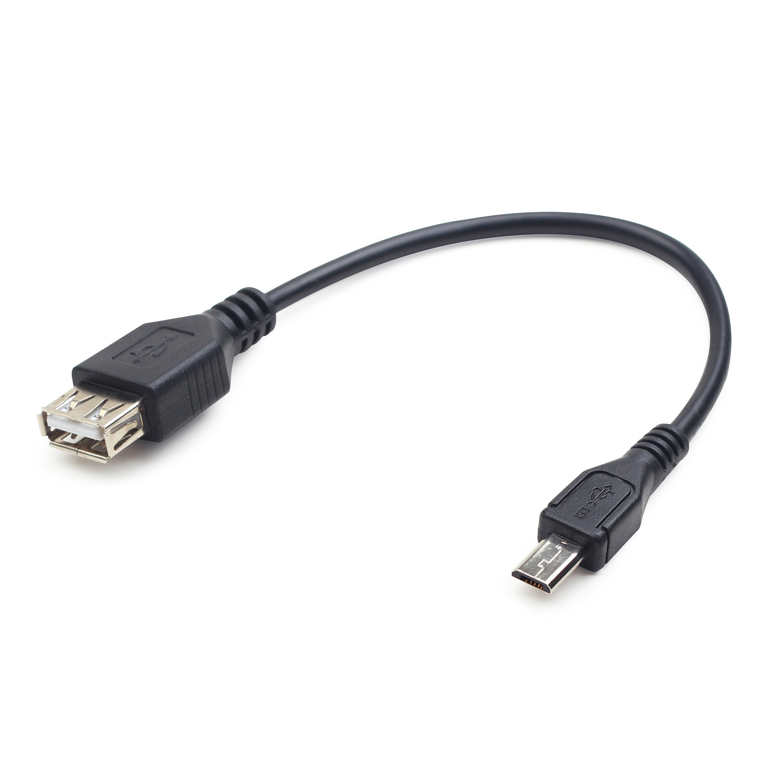 Gembird USB A – Micro-USB B, 0.15 m – USB Cable (0.15 m, USB A, Micro-USB B, Male/Female, Right, Right, Black)