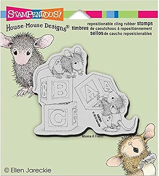 Amazon Co Jp Stampendous 家マウスしがみつくスタンプ赤ちゃんブロック ホーム キッチン