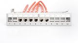 Digitus Desktop Patch Panel 12-Port Shielded Keystone Module Surface Mount Grey view 4