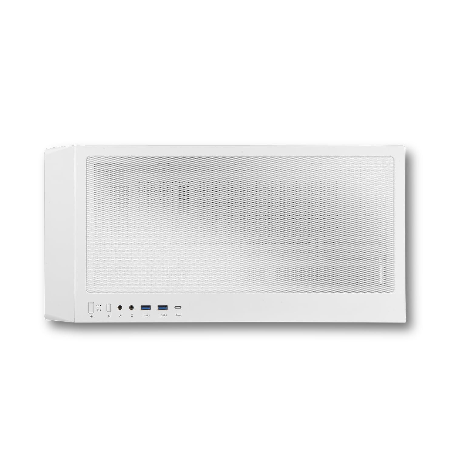 NOX Xtreme Products Hummer BIOS White – ATX/Micro-ATX/ITX Midi-Tower mit 8"-LCD-Display, Front Metal Mesh, Seitenfenster aus gehärtetem Glas, Platz für 11 Lüfter, USB-C/USB 3.0, Weiß 7