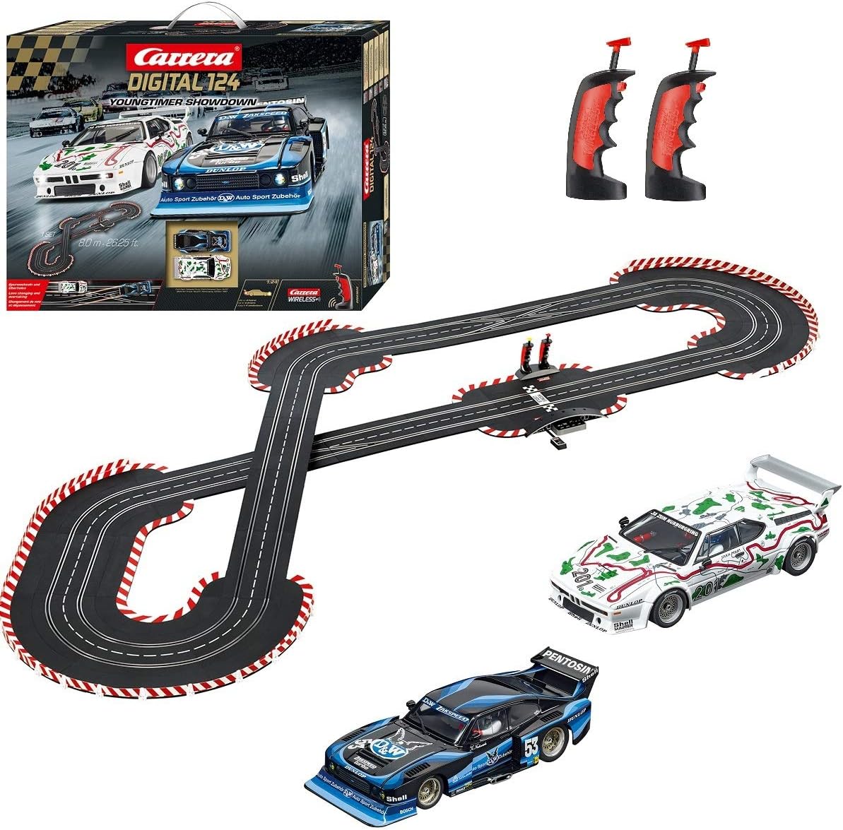 Carrera 20023626 Digital 124 Young Timer Showdown Slot Car Racing