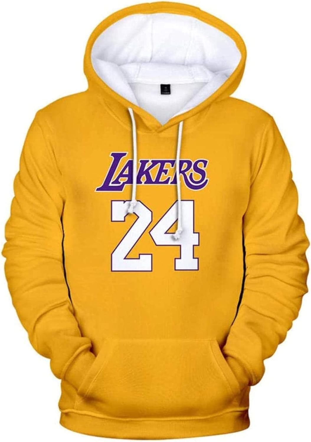 FFLL Lakers Hooded Sweatshirt Sweater Hoodie Pullover Hood with Pocket