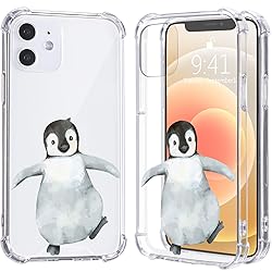 LuGeKe Penguin Print Case for iPhone 12 Pro