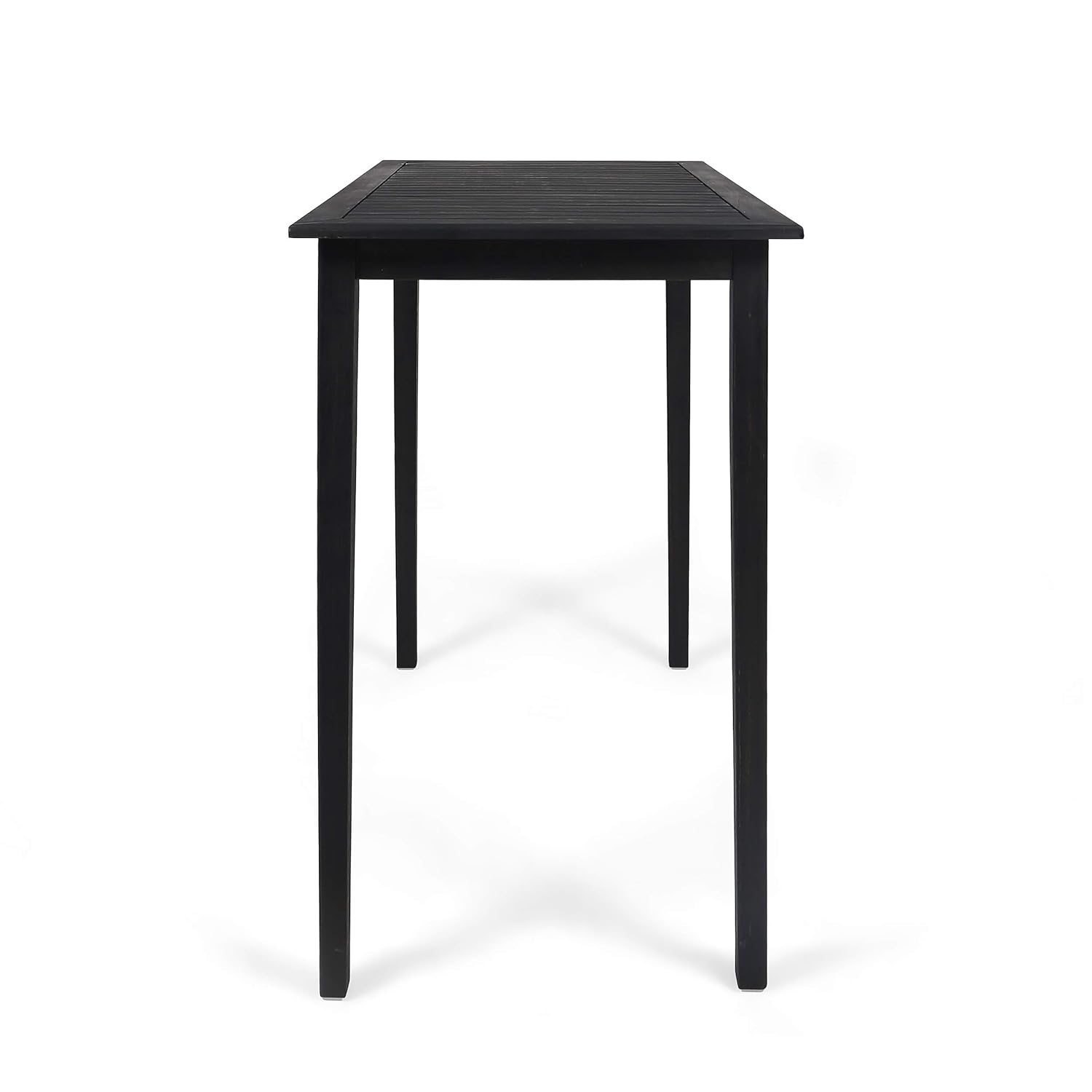 Christopher Knight Home 309014 Teresa Outdoor Minimalist Acacia Wood Rectangle Bar Table Dark Gray: Industrial & Scientific