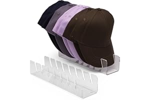 Hat Organizer For Baseball Caps, Hat Racks For Baseball Caps, Rack for 14 Baseball Cap Storage Stand Ball Holder, Rangement C