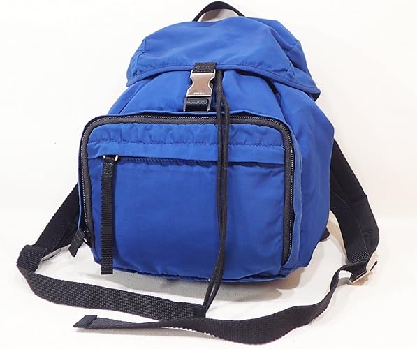 Amazon プラダ リュックサック ナイロン ブルー系 中古 Prada プラダ メンズ