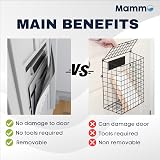 MAMMO Letter Box Catcher White 53x50cm Universal Easy Install No Tools view 5